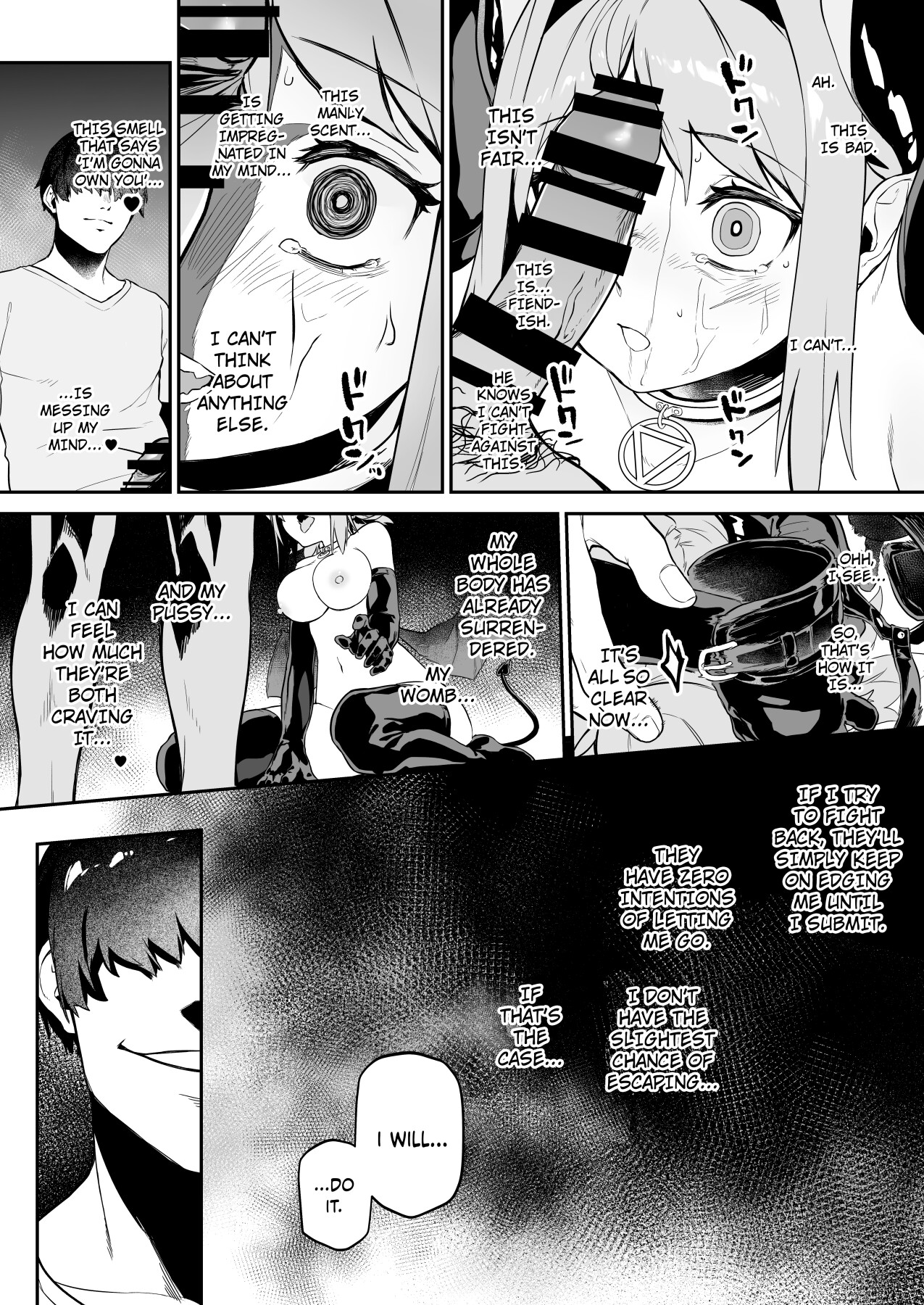 Hentai Manga Comic-Charming plan! - the succubus brat won't lose to a dick!(?)--Read-17